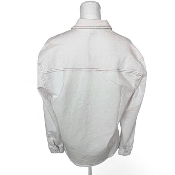 WeWoreWhat Boyfriend Button Down Shirt Women’s XS/S White NEW Oversized Top - Picture 3 of 6